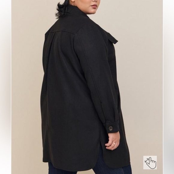 Torrid Wool Longline Shacket - Picture 5 of 8